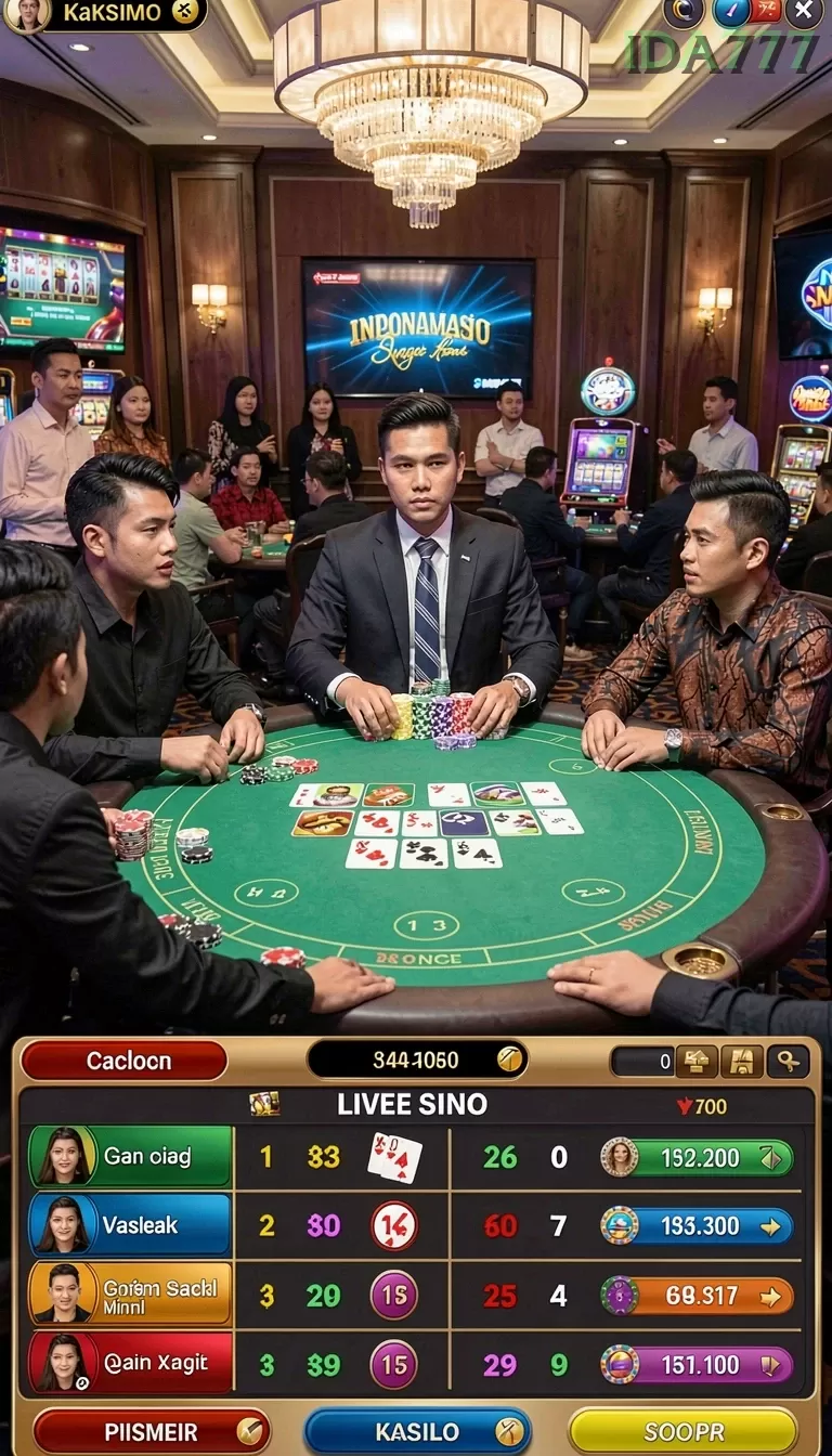 Cuplikan layar JNT777 — aktivitas