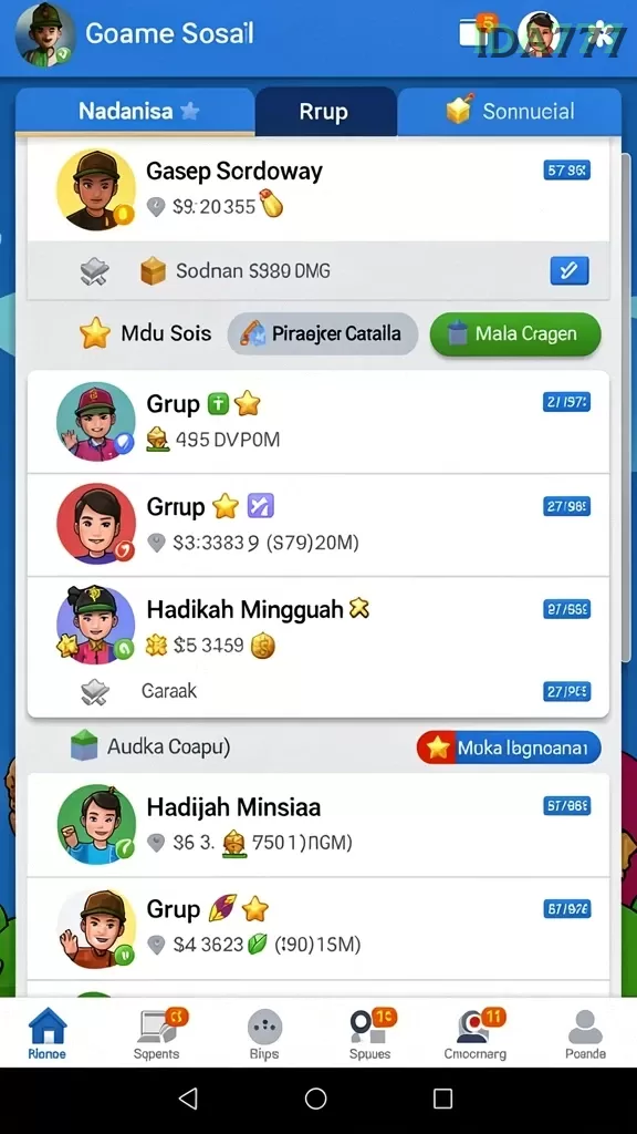Cuplikan layar TANTE777 — halaman utama